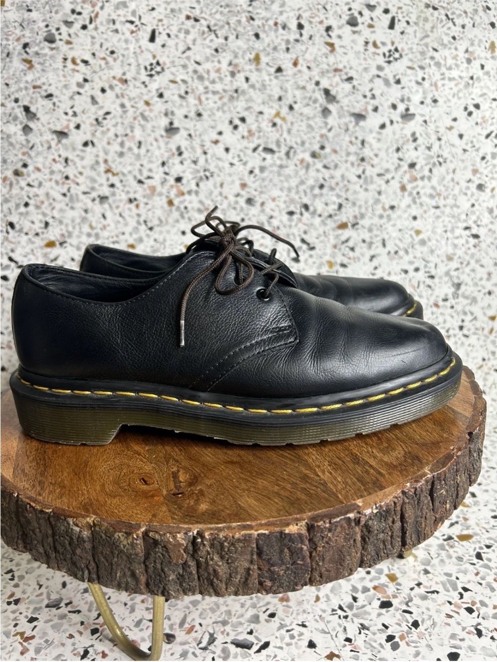 Dr Martens  Slip Resistant Work Shoes Soft Toe Black Womens Size 6 Oxford